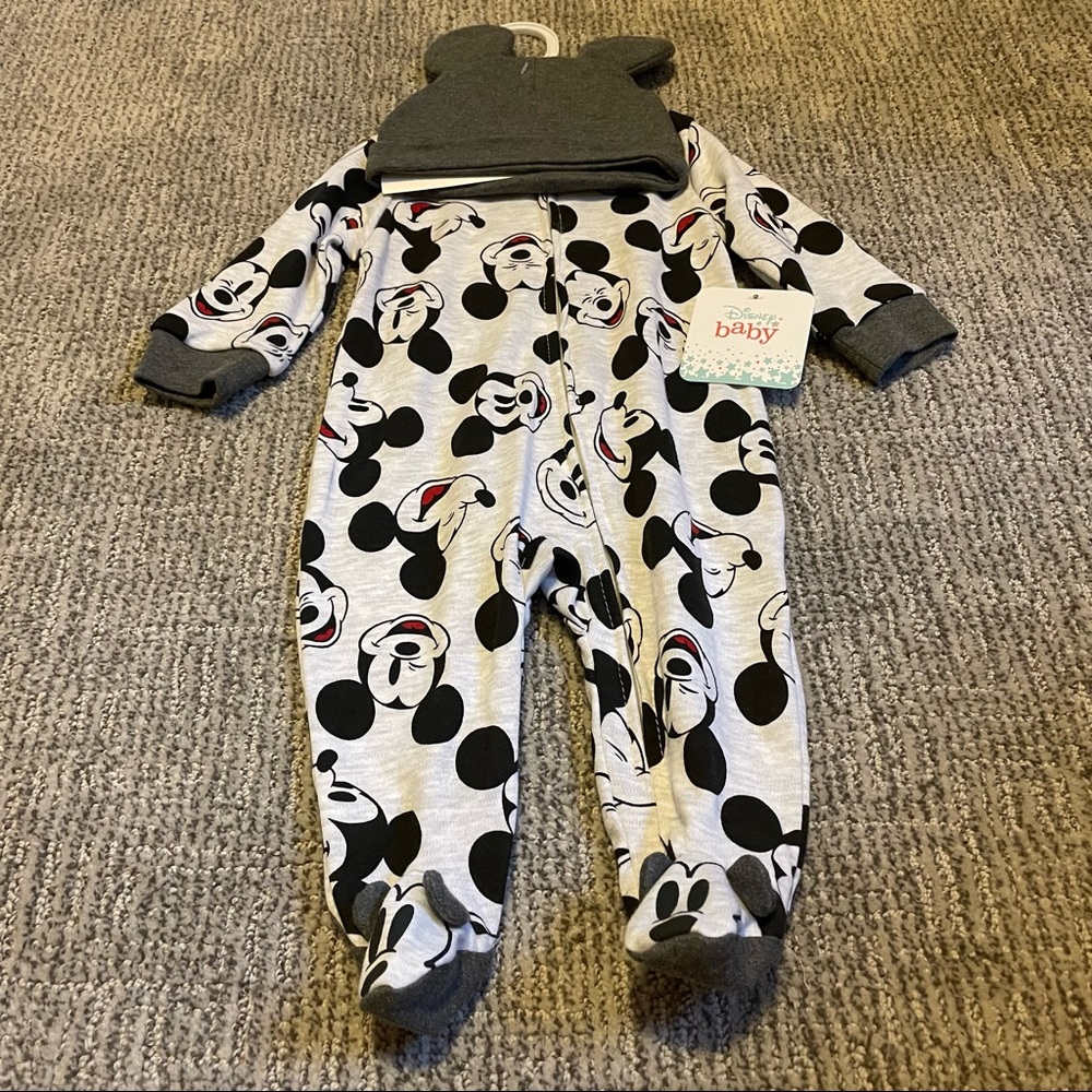 Mickey Mouse Sleeper and Hat Set